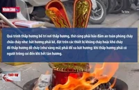 Hà Nội khuyến cáo phòng cháy khi thắp hương, đốt vàng mã dịp Tết