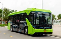 Từ ngày 1/7, mở tuyến xe buýt điện Ocean Park-sân bay Nội Bài