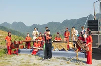 Một chương trình thử nghiệm của Solla Music tại Pù Luông (Thanh Hóa). (Ảnh: Solla Music)