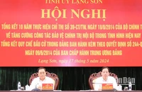 Lãnh đạo Ban thường vụ Tỉnh ủy Lạng Sơn chủ trì Hội nghị tổng kết 10 năm thực hiện Chỉ thị số 29 của Bộ Chính trị.