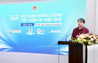 Ông Phương Hoàng Kim, Chánh Văn phòng Ban Chỉ đạo Tiết kiệm năng lượng, Vụ trưởng Vụ Tiết kiệm năng lượng và Phát triển bền vững, Bộ Công thương phát biểu.