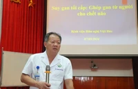 Tiến sĩ, bác sĩ Dương Đức Hùng – Chủ tịch Hội đồng khoa học, Giám đốc Bệnh viện chia sẻ về ca ghép gan. 