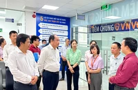 Phó Giáo sư, Tiến sĩ Tăng Chí Thượng tại buổi thăm và làm việc sáng 17/9 tại VNVC quận 8, TP Hồ Chí Minh.