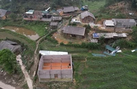 Gió lốc gây thiệt hại tại xã Quản Bạ, huyện Quản Bạ, tỉnh Hà Giang. (Ảnh: XUÂN PHÚC)