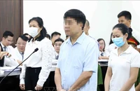Bị cáo Nguyễn Đức Chung, cựu Chủ tịch UBND thành phố Hà Nội khai báo trước tòa.