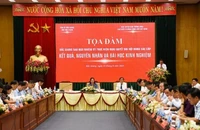 Tọa đàm Bắc Giang nửa nhiệm kỳ thực hiện Nghị quyết đại hội Đảng các cấp.