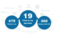 [Infographic] Kết quả kinh doanh của 19 tập đoàn, tổng công ty nhà nước 8 tháng đầu năm 2023