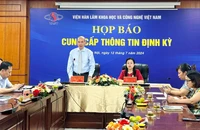 Quang cảnh buổi họp báo.