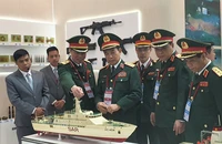 Đại tướng Phan Văn Giang và Đoàn đại biểu cấp cao Bộ Quốc phòng Việt Nam tại Army-2023.