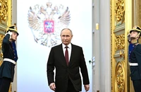 Ông Putin nhậm chức Tổng thống Nga lần thứ năm. (Ảnh: KREMLIN.RU)