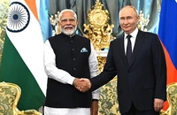 Tổng thống Nga Vladimir Putin và Thủ tướng Narendra Modi tại Moskva. (Ảnh: Kremlin.ru)