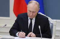 Tổng thống Nga Vladimir Putin. (Ảnh: RIA Novosti)