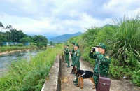 Cán bộ, chiến sĩ Đồn Biên phòng Cửa khẩu Hoành Mô, Bình Liêu (Quảng Ninh) tăng cường tuần tra, kiểm soát ngăn chặn và đấu tranh hiệu quả với tội phạm buôn bán người qua biên giới.