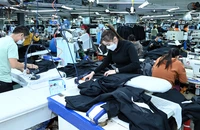 Sản xuất các mặt hàng xuất khẩu tại Công ty cổ phần may Bắc Giang