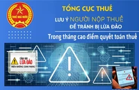 Tổng cục Thuế một lần nữa khẳng định, không ủy quyền cho bất cứ tổ chức, cá nhân ngoài ngành Thuế nào thu thuế hộ.