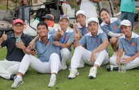 Đội tuyển golf Việt Nam tham dự giải. 