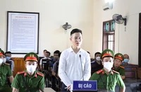 Bị cáo Nguyễn Đức Hùng tại phiên xét xử sơ thẩm sáng 13/7/2022 tại Tòa án nhân dân tỉnh Hà Tĩnh.