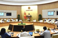 Thủ tướng Phạm Minh Chính chủ trì một phiên họp Chính phủ thường kỳ.