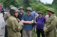 Lãnh đạo tỉnh Hà Giang có mặt tại hiện trường chỉ đạo công tác cứu hộ cứu nạn.