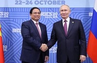 Thủ tướng Phạm Minh Chính và Tổng thống Liên bang Nga Vladimir Putin. (Ảnh: NHẬT BẮC/VGP)