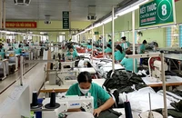 Sản xuất hàng dệt may xuất khẩu tại Tổng công ty cổ phần Dệt may Nam Ðịnh.