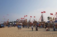Hội trại của 4 xã ven biển huyện Thăng Bình.