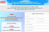 Thi trực tuyến “Nâng cao nhận thức phòng tránh tai nạn bom mìn, vật nổ” năm 2024