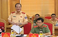 Phó Cục trưởng Cục Cảnh sát giao thông, Thiếu tướng Lê Xuân Đức thông tin về triển khai Nghị quyết 73/202/QH15.