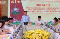 Đồng chí Lê Thành Long triển khai kế hoạch kiểm tra việc lãnh đạo, chỉ đạo, thực hiện cơ chế phối hợp phát hiện, xử lý tham nhũng, tiêu cực qua hoạt động kiểm tra, thanh tra, kiểm toán, điều tra, truy tố, xét xử, thi hành án tại Bình Phước.