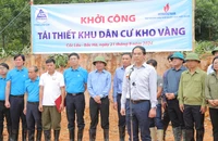 Phó Bí thư Tỉnh ủy, Chủ tịch UBND tỉnh Lào Cai Trịnh Xuân Trường phát biểu tại lễ khởi công.