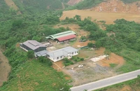 Khu nhà trụ sở và chăn nuôi được công ty đầu tư xây dựng tại xã Quảng Chu, huyện Chợ Mới.
