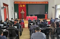 Quang cảnh buổi họp báo.