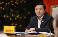 Phó Thủ tướng Trần Hồng Hà phát biểu ý kiến chỉ đạo cuộc họp. 