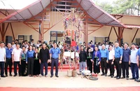 Lễ khánh thành nhà văn hóa cộng đồng mới tại bản Hiên, xã Liệp Tè, huyện Thuận Châu, tỉnh Sơn La.