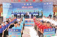 Quang cảnh Lễ ra quân Chiến dịch thanh niên tình nguyện hè 2024.