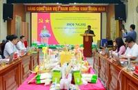 Quang cảnh hội nghị đánh giá, phân hạng sản phẩm OCOP thành phố Hà Nội năm 2023.