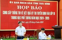 Quang cảnh họp báo.