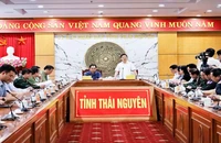 Phó Thủ tướng làm việc với lãnh đạo chủ chốt, sở, ngành tỉnh Thái Nguyên.