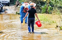 Tỉnh Thái Nguyên thực hiện phương châm nước rút đến đâu, phun khử trùng, tiêu độc đến đấy nên đến nay không có dịch bệnh xảy ra sau lũ.