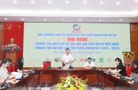 Mặt trận Tổ quốc Việt Nam thành phố Hà Nội họp báo thông tin về Đại hội đại biểu lần thứ XVIII