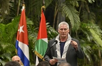 Chủ tịch Cuba Miguel Díaz-Canel.