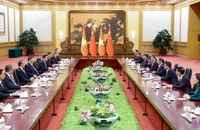 Thủ tướng Phạm Minh Chính hội kiến Tổng Bí thư, Chủ tịch Trung Quốc Tập Cận Bình. 