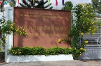 Trụ sở Ban Quản lý Khu kinh tế Phú Quốc, tỉnh Kiên Giang. (Ảnh: HỮU TUẤN)