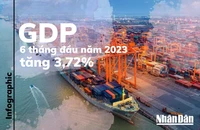[Infographic] GDP 6 tháng của Việt Nam tăng 3,72%