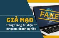 Giả mạo các trang thông tin điện tử cơ quan, doanh nghiệp