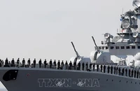 Tàu chống ngầm Severomorsk của Nga. (Ảnh minh họa: AFP/TTXVN)