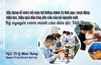 Xây dựng tổ chức bộ máy hệ thống chính trị tinh gọn, hoạt động hiệu lực, hiệu quả đáp ứng yêu cầu của kỷ nguyên mới - kỷ nguyên vươn mình của dân tộc Việt Nam