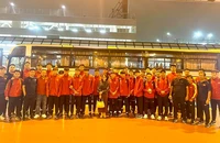 Các thành viên đội tuyển U17 Việt Nam đã có mặt tại thành phố Hamamatsu (Nhật Bản). (Ảnh: VFF)
