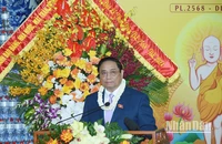 Thủ tướng Phạm Minh Chính phát biểu ý kiến tại Đại lễ Phật đản.