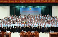 Các trại sinh Trại huấn luyện Kim Đồng toàn quốc khu vực phía Nam năm 2024.